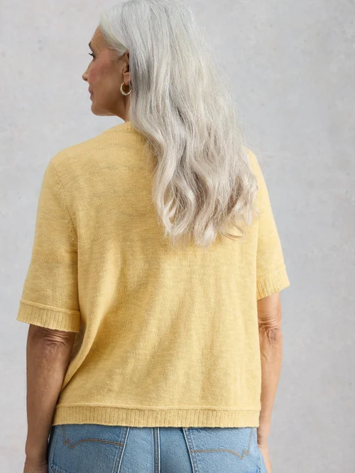 Cardigan Betsy - Lgt Yellow - 46 Bild 4