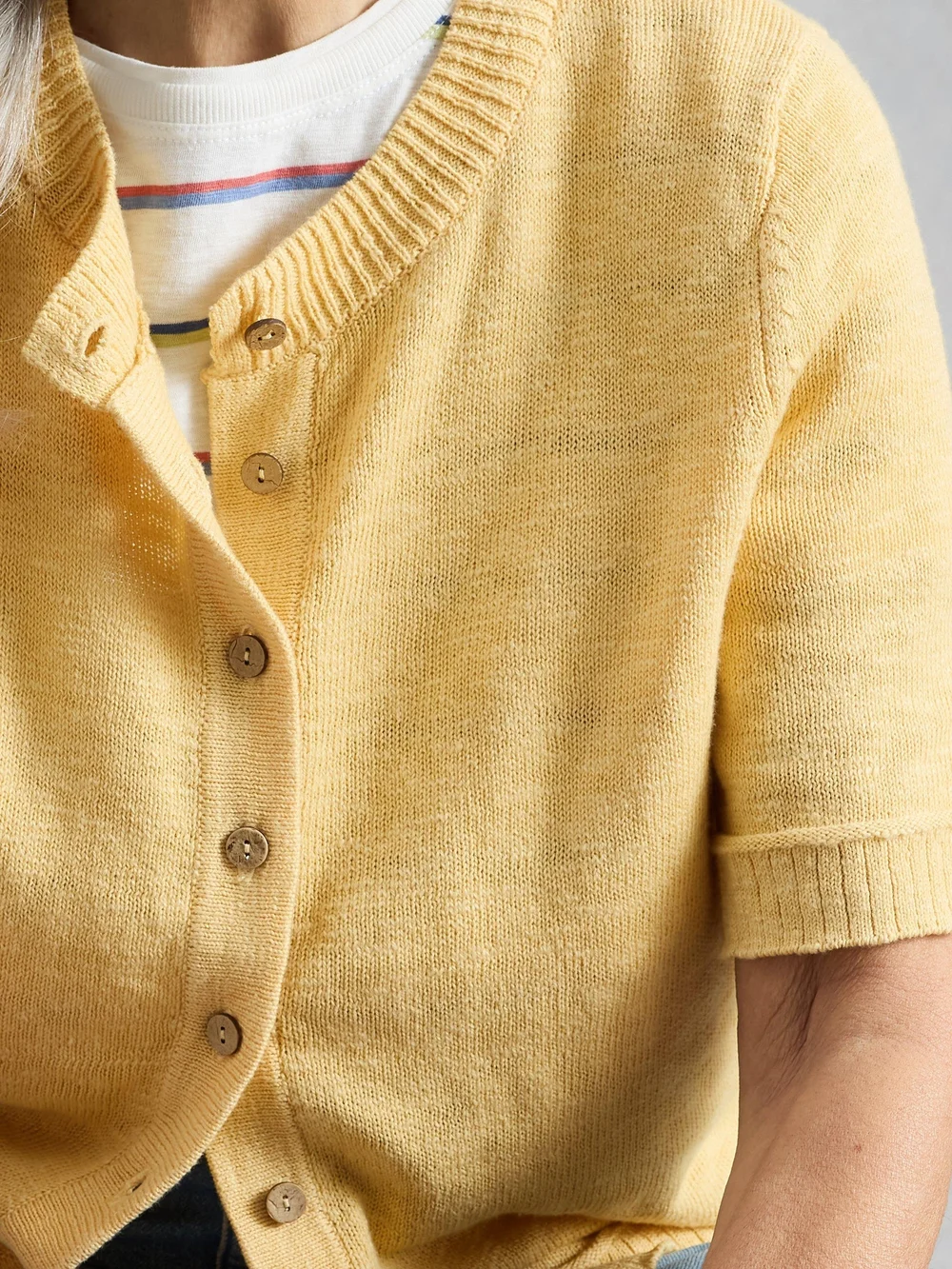 Cardigan Betsy - Lgt Yellow - 46 Bild 1