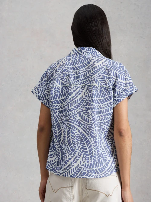 Bluse Orla - Blue Pr - 52 Bild 4