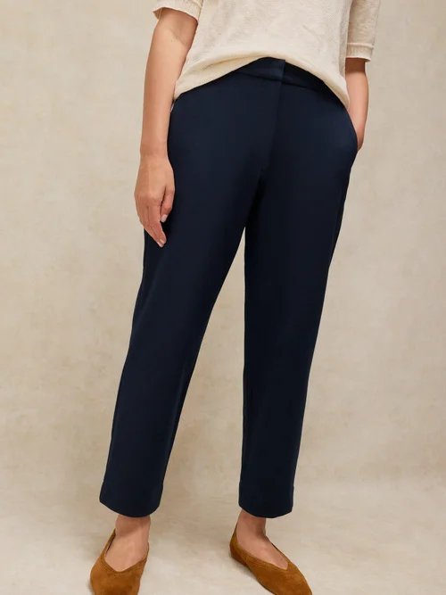 7/8-Hose Illy mit geradem Bein - Dark Navy - 50/R Bild 3