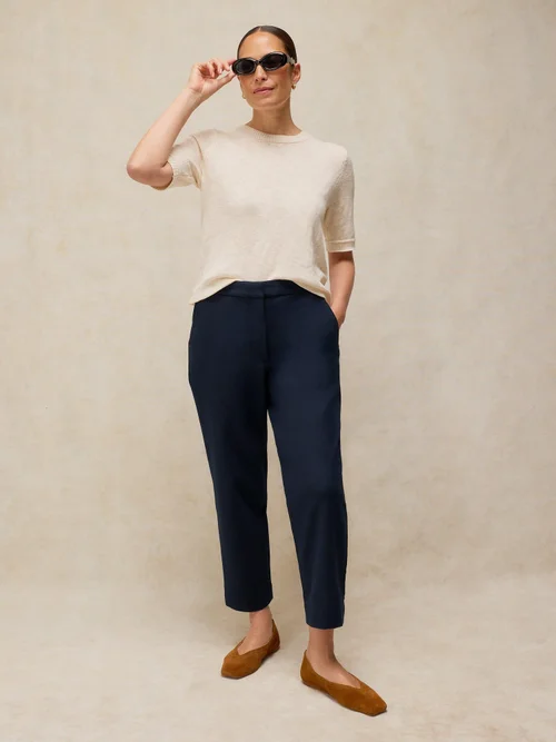 7/8-Hose Illy mit geradem Bein - Dark Navy - 50/R Bild 1