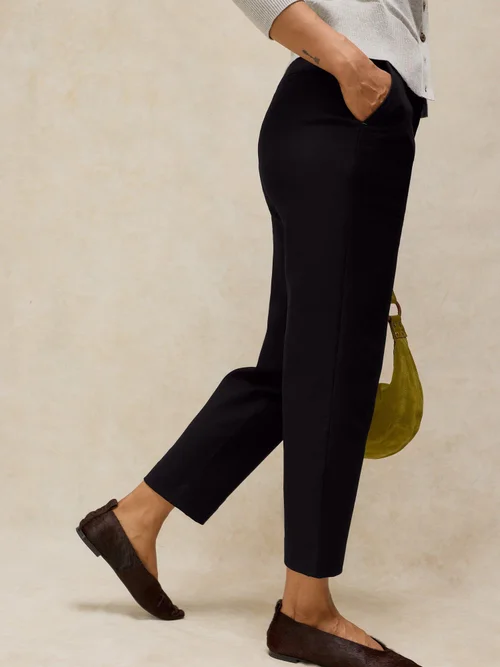 7/8-Hose Illy mit geradem Bein - Pure Blk - 52/R Bild 3