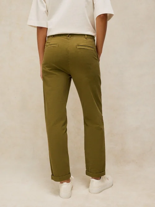 Chinohose Twister - Khaki Grn - 50/R Bild 4