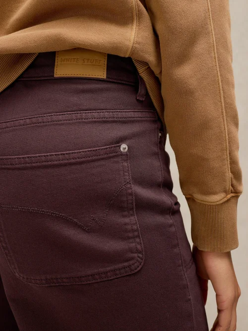 7/8-Jeans Tia mit weitem Bein - Dk Brown - 52/R Bild 3