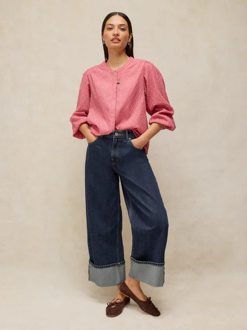 Jeans Bailey mit Umschlag - Dk Denim - 52/R Bild 2