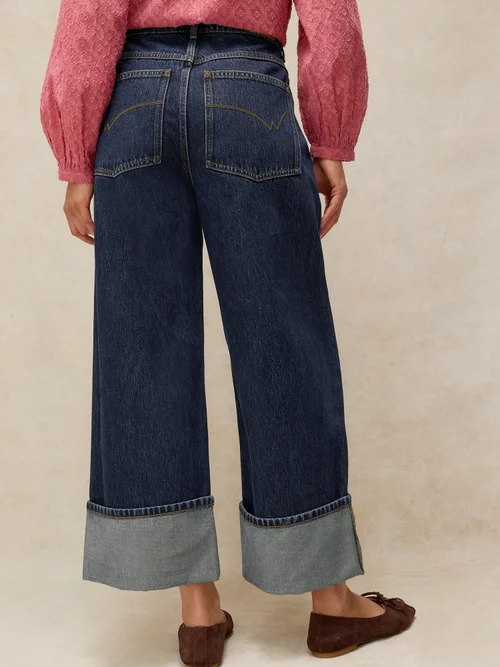 Jeans Bailey mit Umschlag - Dk Denim - 52/R Bild 4