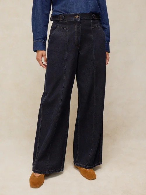 Jeans Carmella mit weitem Bein - Dk Denim - 50/R Bild 3
