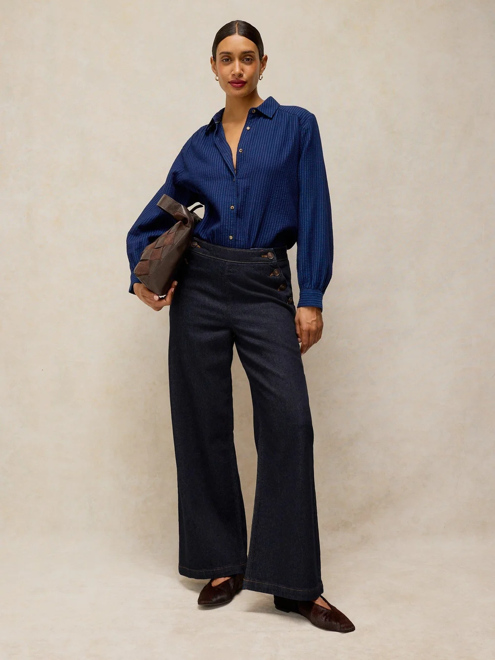 Jeans Reese mit Knopfdetails - Dk Denim - 52/R Bild 1