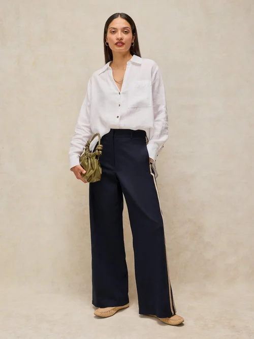 Kenna Hose mit Seitenstreifen - Dark Navy - 52/R Bild 1