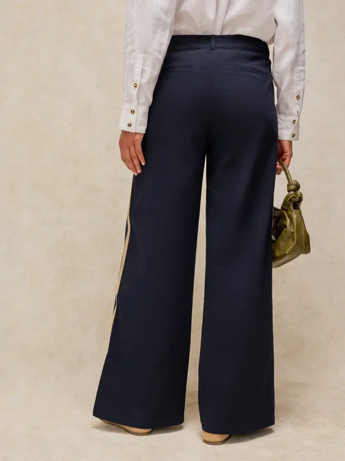 Kenna Hose mit Seitenstreifen - Dark Navy - 52/R Bild 4