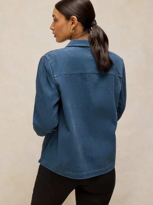 Kordjacke Carrie - Dus Blue - 46/R Bild 4