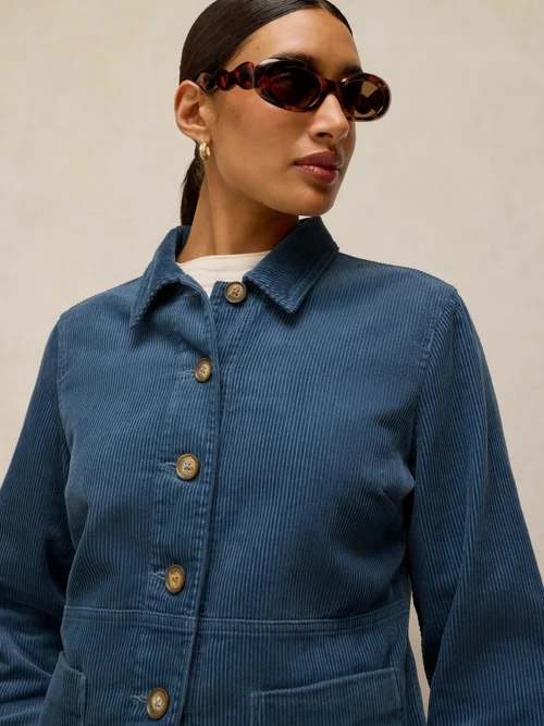 Kordjacke Carrie - Dus Blue - 46/R Bild 3