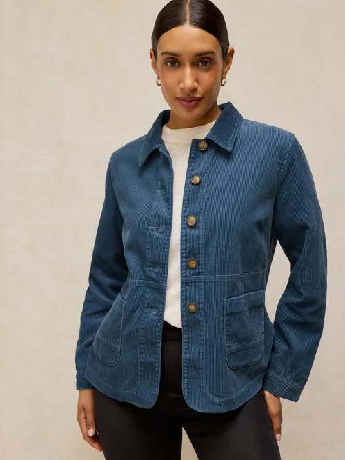 Kordjacke Carrie - Dus Blue - 46/R Bild 2