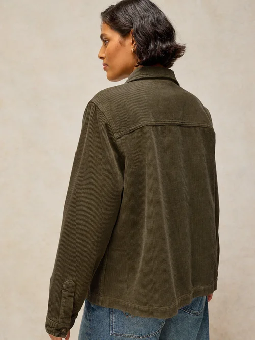 Kordjacke Carrie - Khaki Grn - 52/R Bild 4