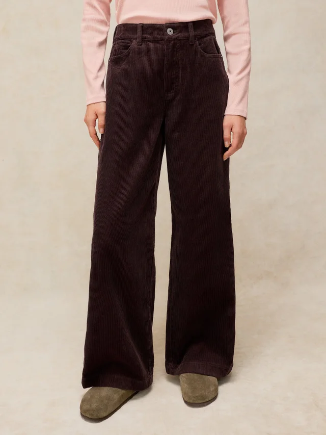 Kordhose Ayla mit weitem Bein