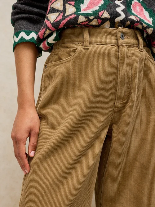 Kordhose Ayla mit weitem Bein - Lgt Green - 52/R Bild 2