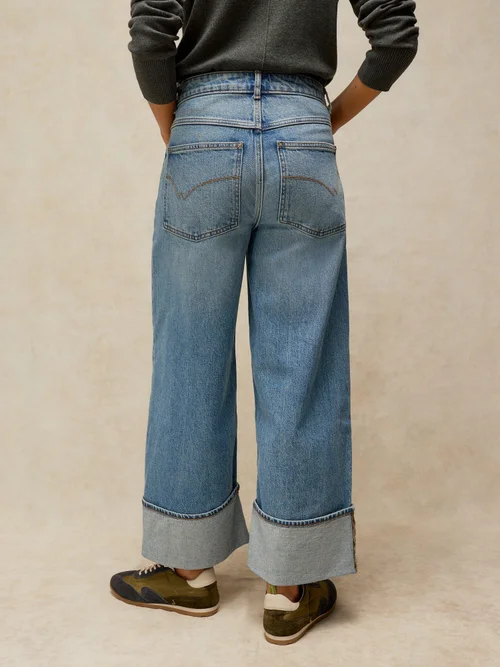 Jeans Bailey mit Umschlag - Mid Denim - 52/R Bild 4