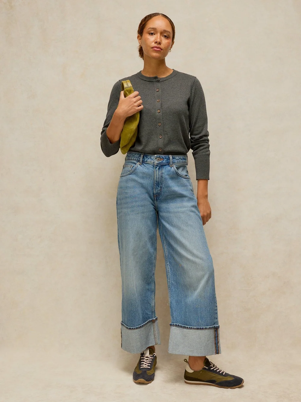 Jeans Bailey mit Umschlag - Mid Denim - 52/R Bild 1