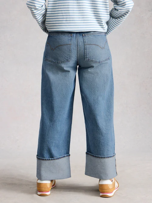 Jeans Bailey mit Umschlag - Mid Denim - 52/R Bild 4