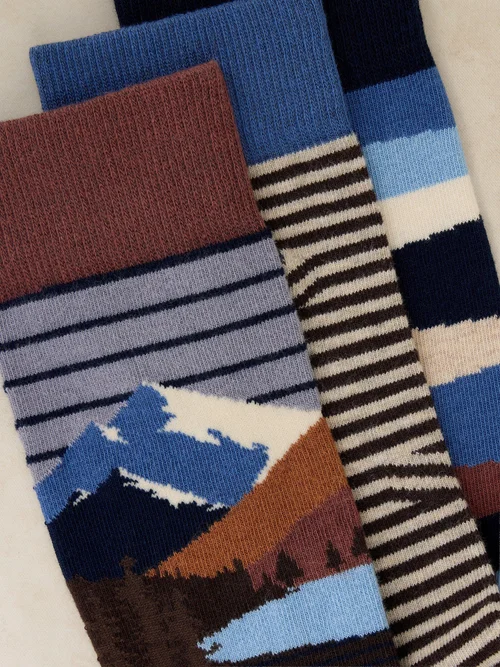 3er Pack Socken Explorer - Grey Marl - 44-46 Bild 2