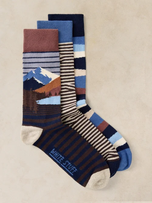 3er Pack Socken Explorer - Grey Marl - 44-46 Bild 1