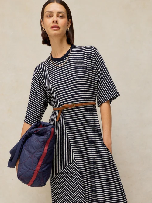 T-Shirt-Jerseykleid Tierney - Navy Multi - 50/R Bild 3