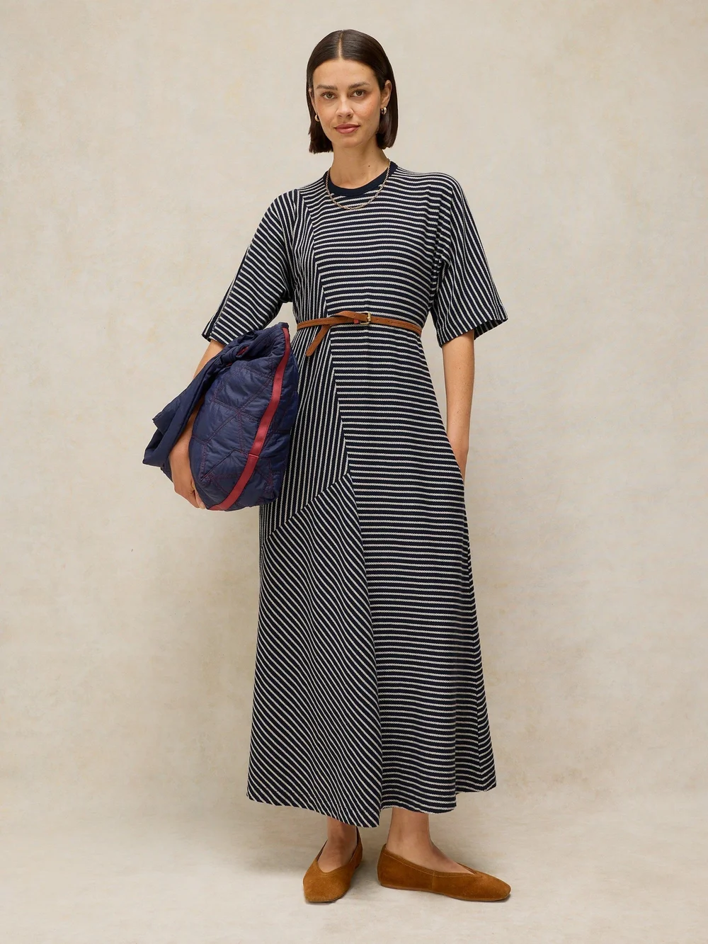 T-Shirt-Jerseykleid Tierney - Navy Multi - 50/R Bild 1