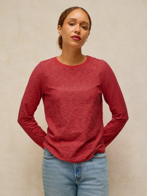 Longsleeve Clara mit Struktur - Pink Mlt - 52 Bild 2