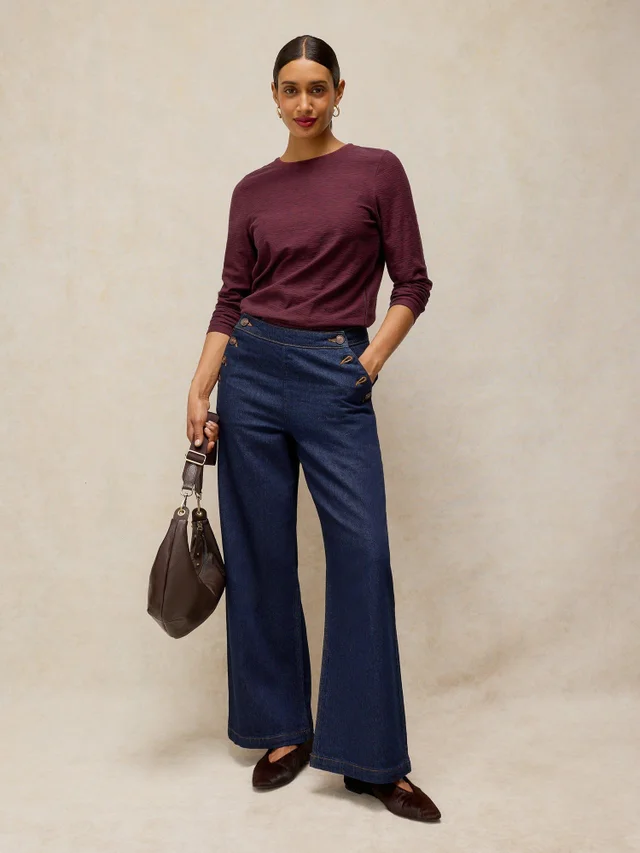 Gestreiftes Langarmshirt Clara