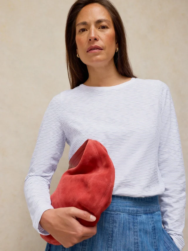Gestreiftes Langarmshirt Clara