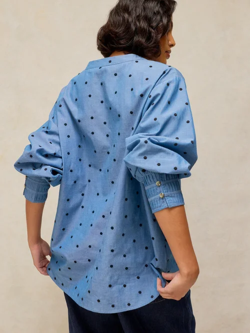 Überzieh-Shirt Raya - Blue Mlt - 44/R Bild 4