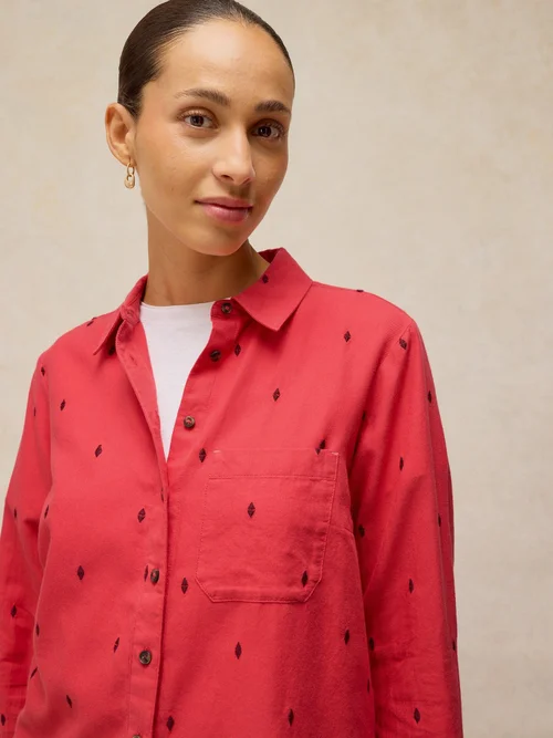 Bluse Libby aus Bio-Baumwolle - Brt Pink - 52 Bild 3