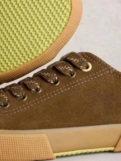 Wildledersneaker Pippa - Khaki Grn - 41 Bild 4