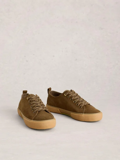 Wildledersneaker Pippa - Khaki Grn - 41 Bild 3