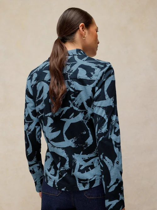 Bluse Allie - Blue Pr - 48 Bild 4