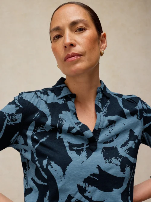 Bluse Allie - Blue Pr - 48 Bild 3