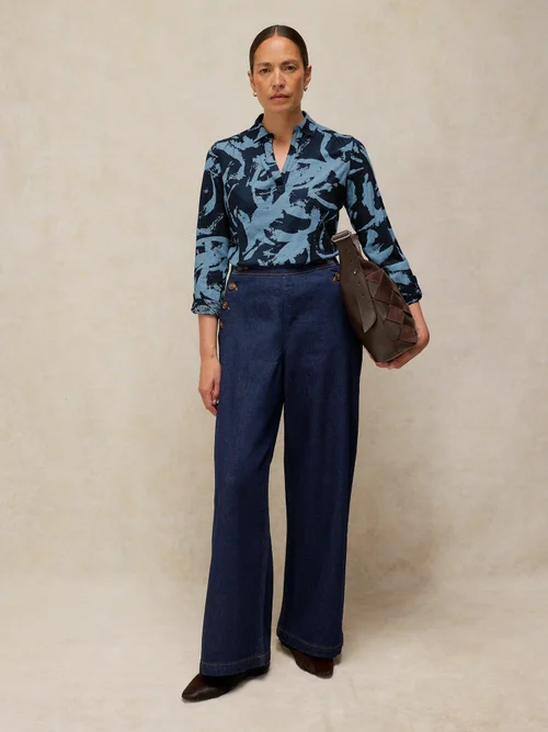 Bluse Allie - Blue Pr - 48 Bild 2