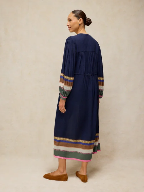 Midikleid Lana - Navy Pr - 52/R Bild 4