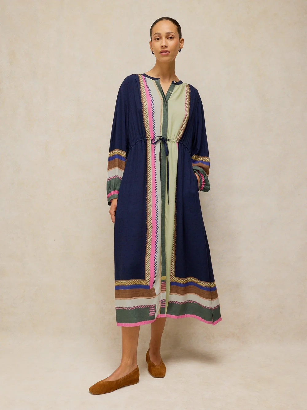 Midikleid Lana - Navy Pr - 52/R Bild 1