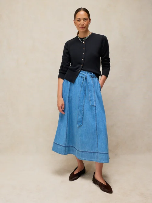 Jeansmidirock Krystin - Mid Denim - 50/R Bild 1