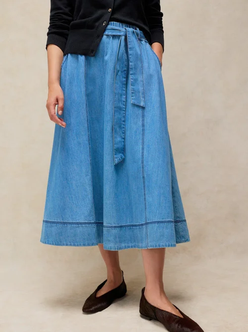 Jeansmidirock Krystin - Mid Denim - 50/R Bild 3