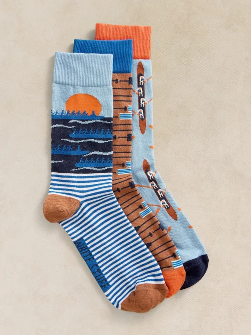 3-er Pack Socken Regatta - Lgt Blue - 44-46 Bild 1
