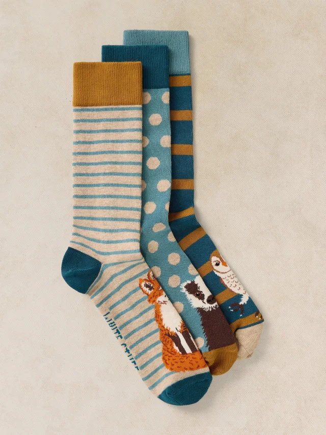 3er-Pack Socken Wald