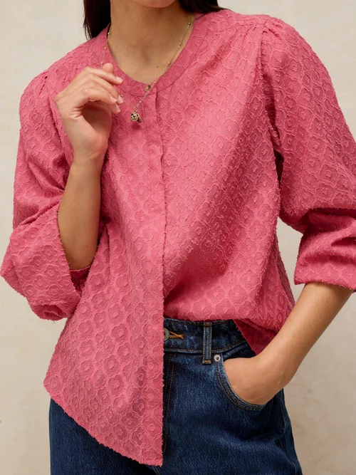 Jacquardtop Lana - Mid Pink - 46 Bild 3