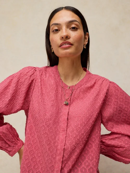 Jacquardtop Lana - Mid Pink - 46 Bild 1