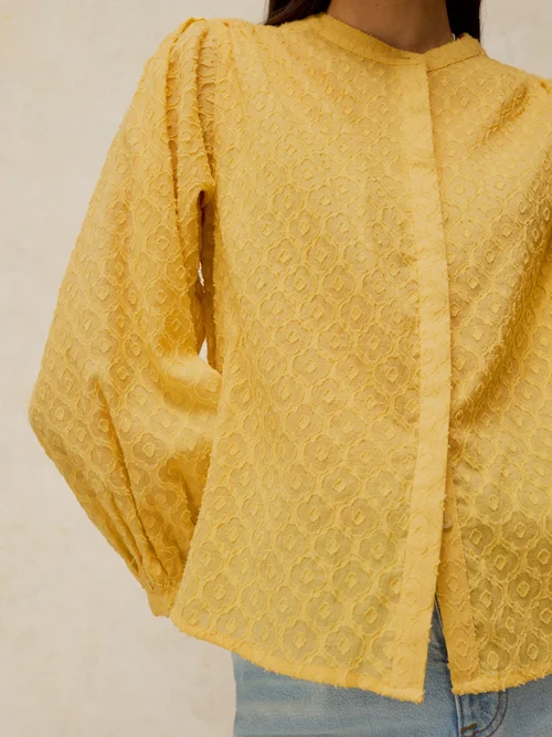 Jacquardtop Lana - Yellow Mlt - 52 Bild 3