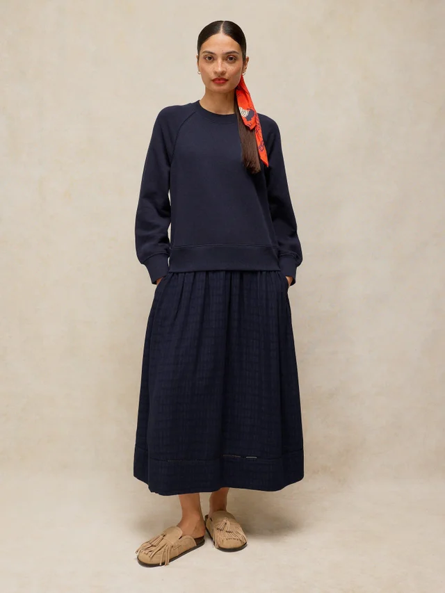 Sweatshirt-Mixkleid Carter