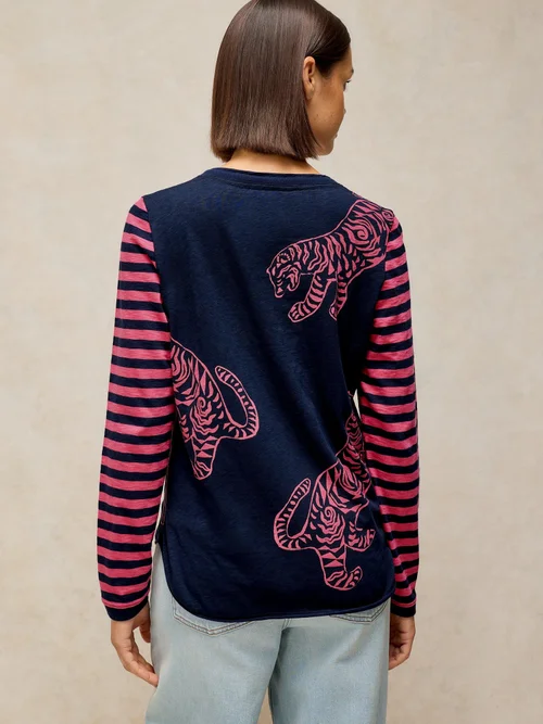 Langarmshirt Clara - Navy Multi - 52 Bild 4