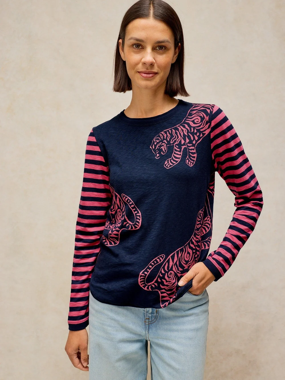 Langarmshirt Clara - Navy Multi - 52 Bild 1