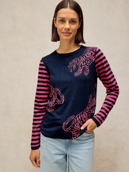Langarmshirt Clara - Navy Multi - 52 Bild 1